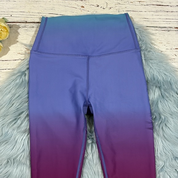 Splits59 Ombre Blue Pink High Rise Leggings - Picture 3 of 7